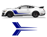 Ford Mustang Side Door 2 Color Graphics